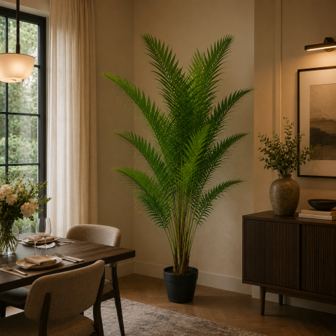 Decoratiune Howea Forsteriana, 230 cm, 18 frunze, Verde [1]