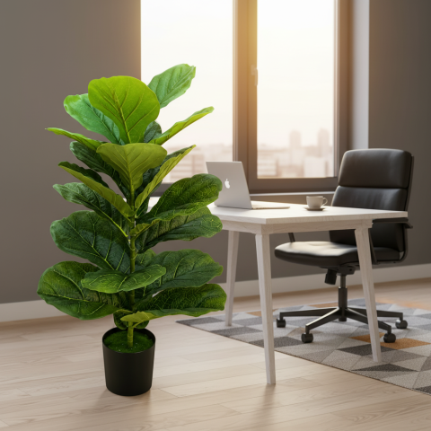 Decoratiune Smochin, Plastic, 70 cm, Verde [2]