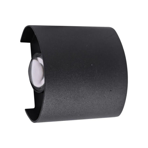 Fantas Aplica LED de Exterior si Interior, 2 Surse x 1W, IP65, Metalic, Negru, 3000K [3]