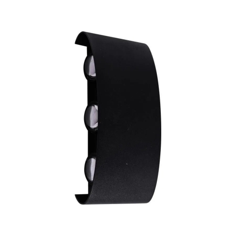 Fantas Aplica LED de Exterior si Interior, 6 Surse x 1W, IP65, Metalic, Negru, 3000K [2]