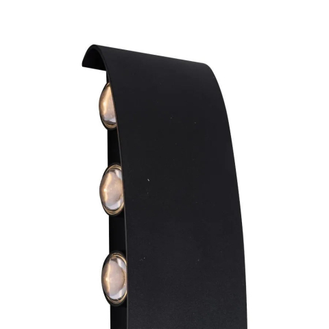 Fantas Aplica LED Interior/Exterior, 10 Surse x 1W, IP65, Negru, 3000K [2]