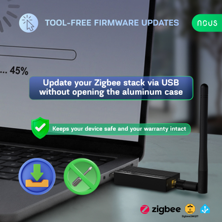 Gateway Universal NOUS E16 Dongle, Zigbee 3.0, Home Assistant, Zigbee2MQTT, Thread, Bluetooth 5.2, ZHA, openHAB [4]