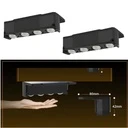 Lampa solara 4 LED-uri, Lumina alba-calda-RGB, IP65, 12 moduri [1]