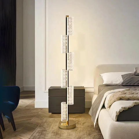 Lampi, Aplice si Corpuri de iluminat Smart - Lampadar LED 40W Modern Austin 125Cm