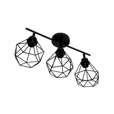 Lustre LED Moderne - Lustra Ailyn 3x E27 Negru