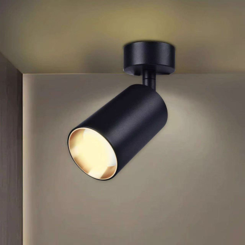 Iluminat Smart Home - Lustra Joom cu Proiector 1XGU10 Negru