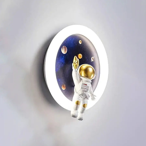 Lustra LED ASTRONAUT cu telecomanda, 51W, lumina Rece/Calda/Neutra, Alb Albastru [1]