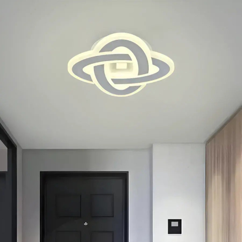Lustre LED Moderne - Lustra LED CRINELLA 45W, Diametru 45cm, lumina Rece/Calda/Neutra, Alb