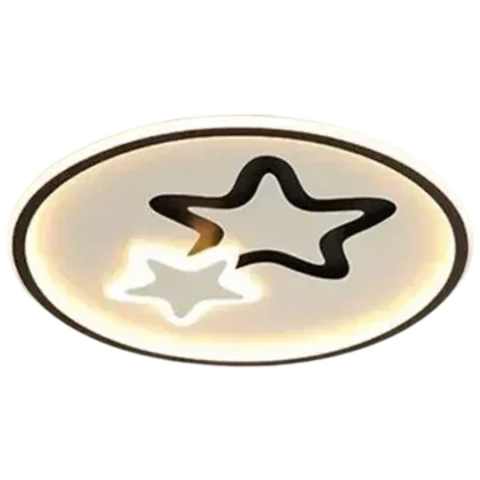 Lustra LED cu telecomanda EMELIANA 57W, Stea, lumina Rece/Calda/Neutra, Dimabila, Negru [1]