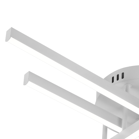 Lustra LED cu Telecomanda GIO, 54W, 4 Elemente, Lumina Rece/Clada/Neutra, Dimabila, Alb [1]