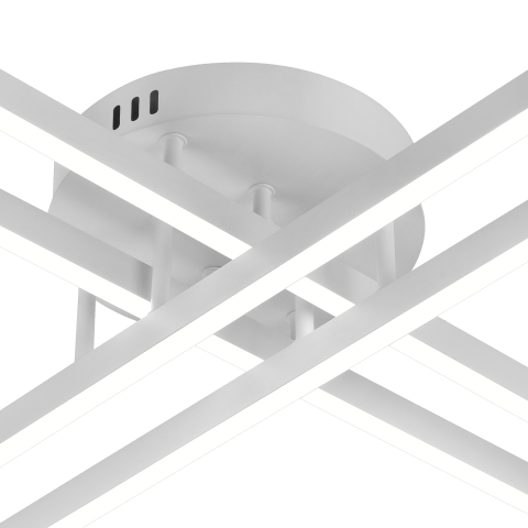 Lustra LED cu Telecomanda GIO, 54W, 4 Elemente, Lumina Rece/Clada/Neutra, Dimabila, Alb [3]