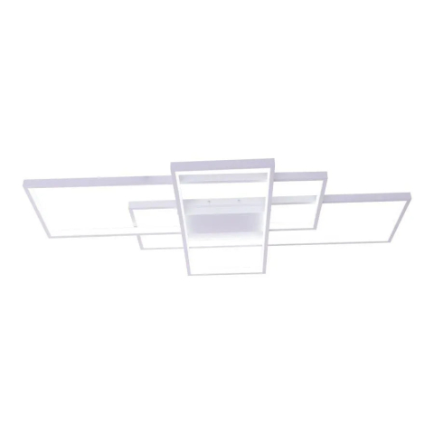 Lustra LED cu telecomanda LANDEN 184W, 3 Elemente, lumina Rece/Calda/Neutra, Dimabila, Alb [2]