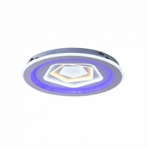 Lustra LED cu telecomanda MEIRA RGB, 180W, lumina Rece/Calda/Neutra, Dimabila, Alb [3]