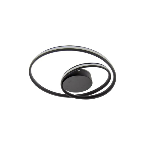 Lustra LED cu telecomanda VECTOR ARCADIA 56W, lumina Rece/Calda/Neutra, Dimabila, Negru [1]