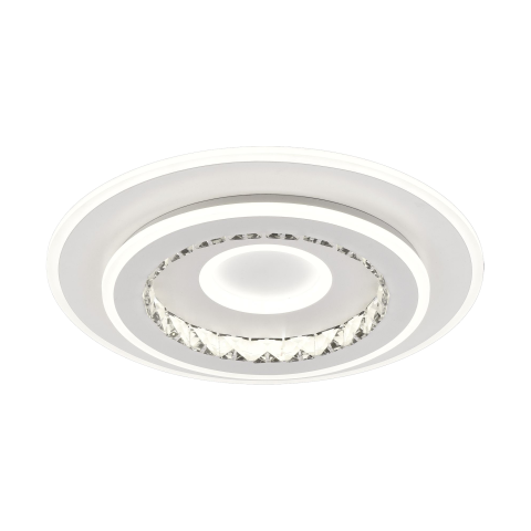Lustra LED DOLIANA 70W, Diametru 50cm, lumina Rece/Calda/Neutra, Alb [2]