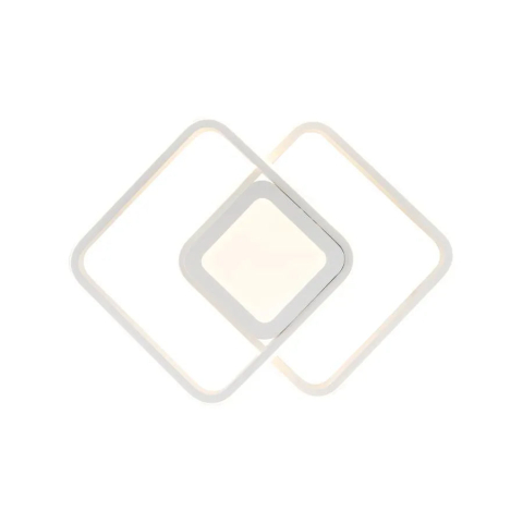 Lustra LED DUOFORM 21W, 3 Patrate, lumina Rece/Calda/Neutra, Alb [3]