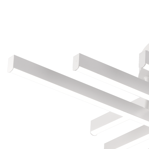 Lustra LED GIO, 81W, Lumina Rece/Clada/Neutra, Alb [1]