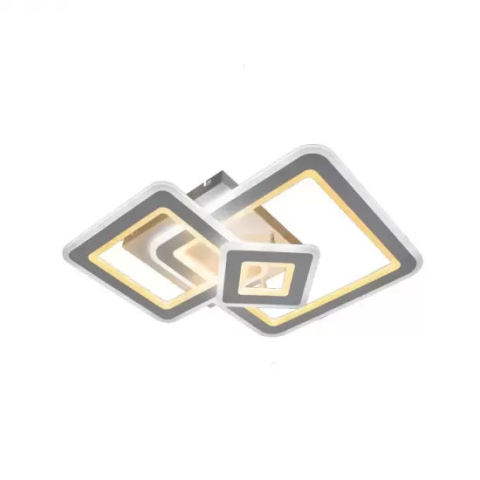 Lustra LED Horetensia cu Telecomanda, 116W, Dimabil, Lumina Calda/ Neutra/ Rece, Alb [1]