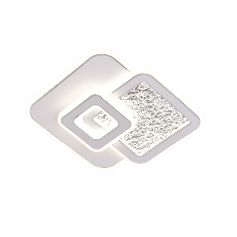 Lustra LED KOMPACTO 56W, 3 Patrate, lumina Rece/Calda/Neutra, Alb [2]