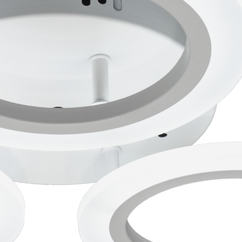 Lustra LED MARA 27W, 3 Cercuri, lumina Neutra, Alb [1]