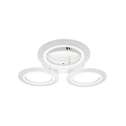 Lustra LED MARA 27W, 3 Cercuri, lumina Neutra, Alb [3]