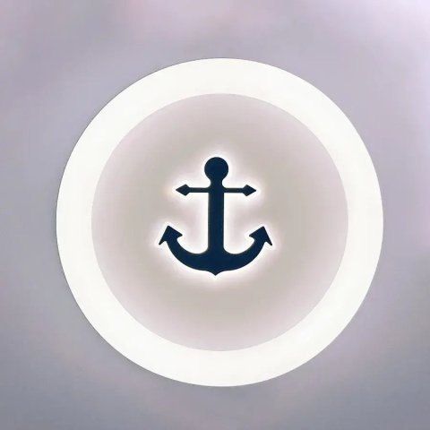 Lustre LED Moderne - Lustra LED NAVY 68W, Diametru 49cm, lumina Rece/Calda/Neutra, Alb