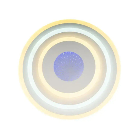 Lustra LED NIVARA 3D 20W, Diametru 30cm, lumina Rece/Calda/Neutra, Alb [2]