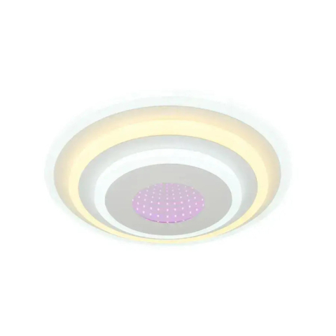 Lustre LED Moderne - Lustra LED NIVARA 3D 20W, Diametru 30cm, lumina Rece/Calda/Neutra, Alb