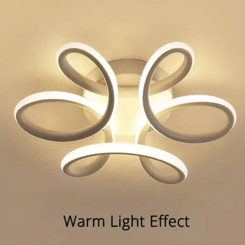 Lustra LED PANZEA 36W, lumina Rece/Calda/Neutra, Alb [1]