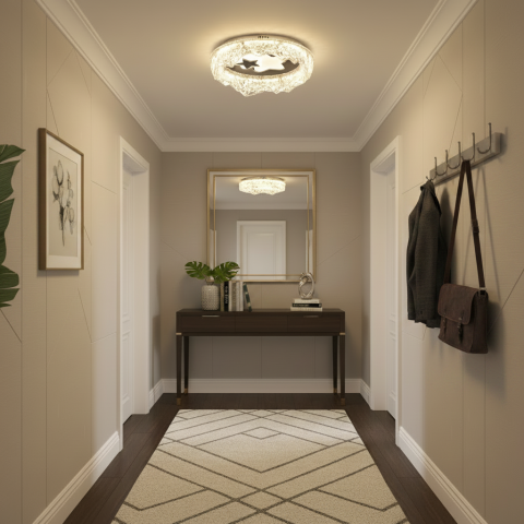 Lustre LED Moderne - Lustra LED Petito, 21W, Diametru 18cm, Lumina Calda/Neutra/Rece, Alb, Metal si Acril
