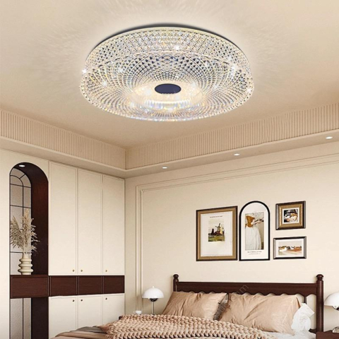 Produse Alessandro - Lustra LED RADIAN Eleganza, 38.9W, Diametru 48.5 cm, Lumina Calda/Neutra/Rece, Alb