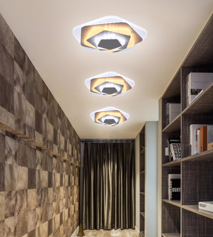 Lampi, Aplice si Corpuri de iluminat Smart - Lustra LED SIENA 40W, Diametru 23cm, lumina Rece/Calda/Neutra, Alb