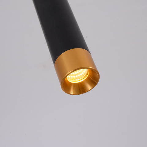 Lustra LED suspendata cu telecomanda DAMARA 44W, lumina Rece/Calda/Neutra, Dimabila, Negru, Inaltime Reglabila [1]