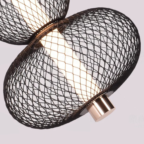 Lustra LED Suspendata LM550/3GD, 12W, Lumina 3000/4000/6000K, Auriu [1]