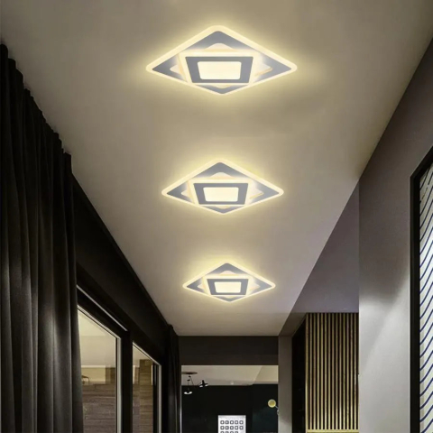Lustre LED Moderne - Lustra LED TAMIKA 22W, lumina Rece/Calda/Neutra, Alb