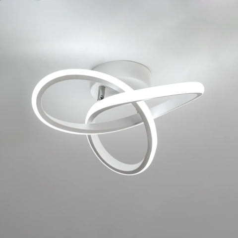 Lustra LED VERTEX Infinitum 13W, Lumina Rece/Calda/Neutra, Alb [2]