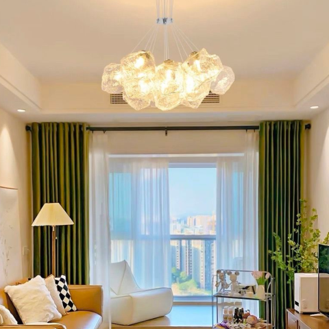 Lustra MODERNA ECOLUCE, Glob, 13xE27, Inaltime Reglabila, Crom [2]