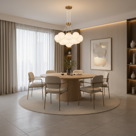 Lustra MODERNA LOFT Bagliore, Glob, 13xE27, Inaltime Reglabila, Auriu [2]