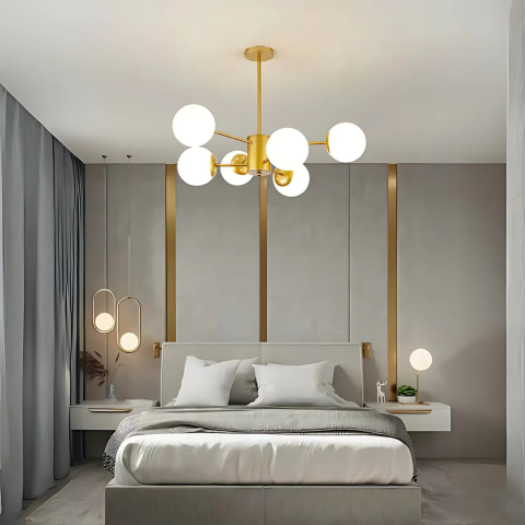 Lustra Suspendata LOFT, 6x E27, Auriu [3]