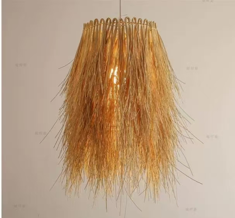 Lustra Vintage Paie LV812, 1xE27, Rustic, 25cm [2]