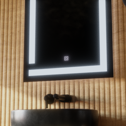 Oglinda LED Giga, 60x80cm, Touch, Lumina 6000K [1]