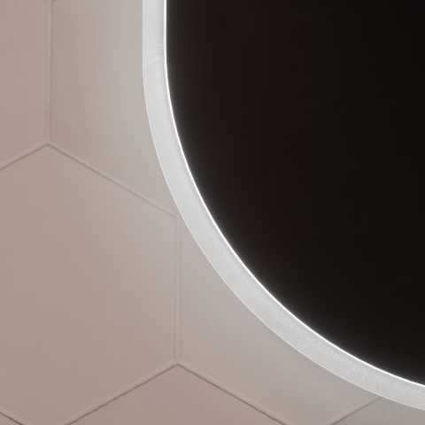 Oglinda LED Ovala 50x80cm Llexort, Touch, Sistem Dezaburire, Dimabila [3]