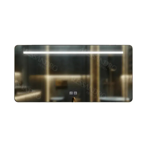 Oglinda LED Rectangulara, 110x65cm, Touch Estassia Marcello, Sistem dezaburire, Dimabila [2]