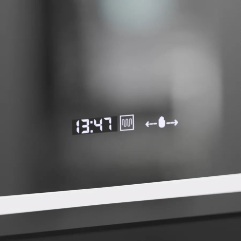 Oglinda LED Rectangulara, 50x70cm, Eclat MotionGlow Marcello, Sistem Dezaburire, Ceas & Termometru, Lupa Cosmetica, Dimabila [1]