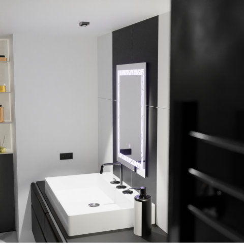 Oglinda LED Rectangulara, 60x80cm, Deco Frame Basic Touch [2]