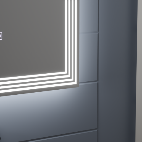 Oglinda LED Rectangulara, Dezaburire, 50x70cm, ADIS Basic Touch [3]