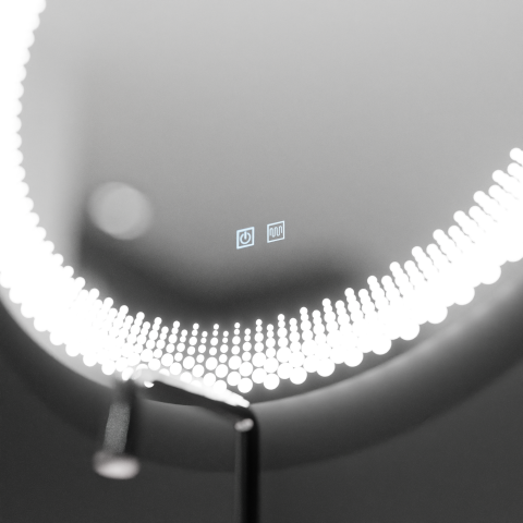 Oglinda LED Rotunda 70cm, Stellaire Touch, Sistem Dezaburire, Dimabila [1]