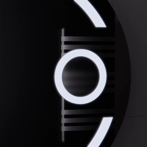 Oglinda LED Rotunda, 70cm, Visio MotionGlow Marcello, Sistem Dezaburire, Ceas & Termometru, Lupa Cosmetica, Dimabila [2]