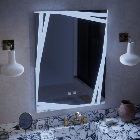 Oglinda LED Touch Infinitum Sistem Dezaburire 60X80cm [2]