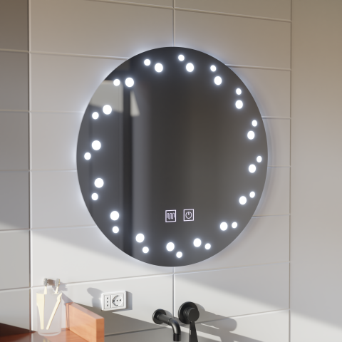 Oglinda LED Touch Ivory Sistem Dezaburire 50X50cm [2]
